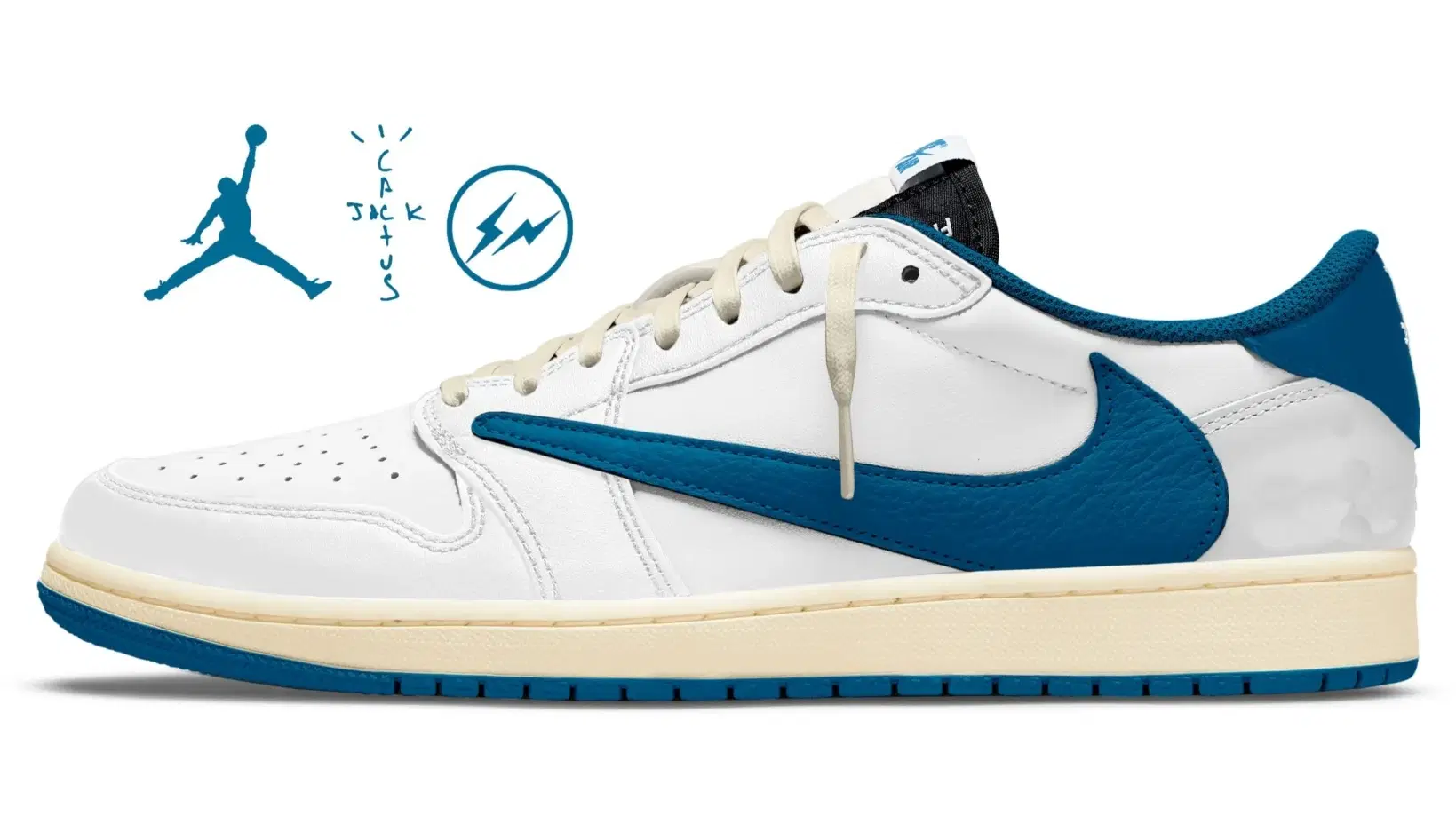 TS x Fragment x AJ 1 Low: Triple Threat Collaboration